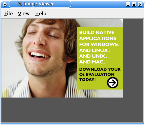 Screenshot of the Image Viewer example