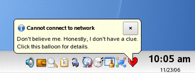 Screenshot of the System Tray Icon Image non disponible